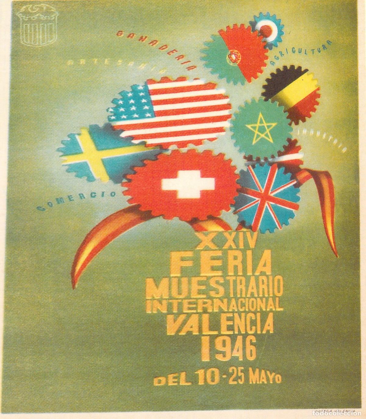Postales: Postal Publicitaria XXIV Feria Muestrario Internacional de Valencia