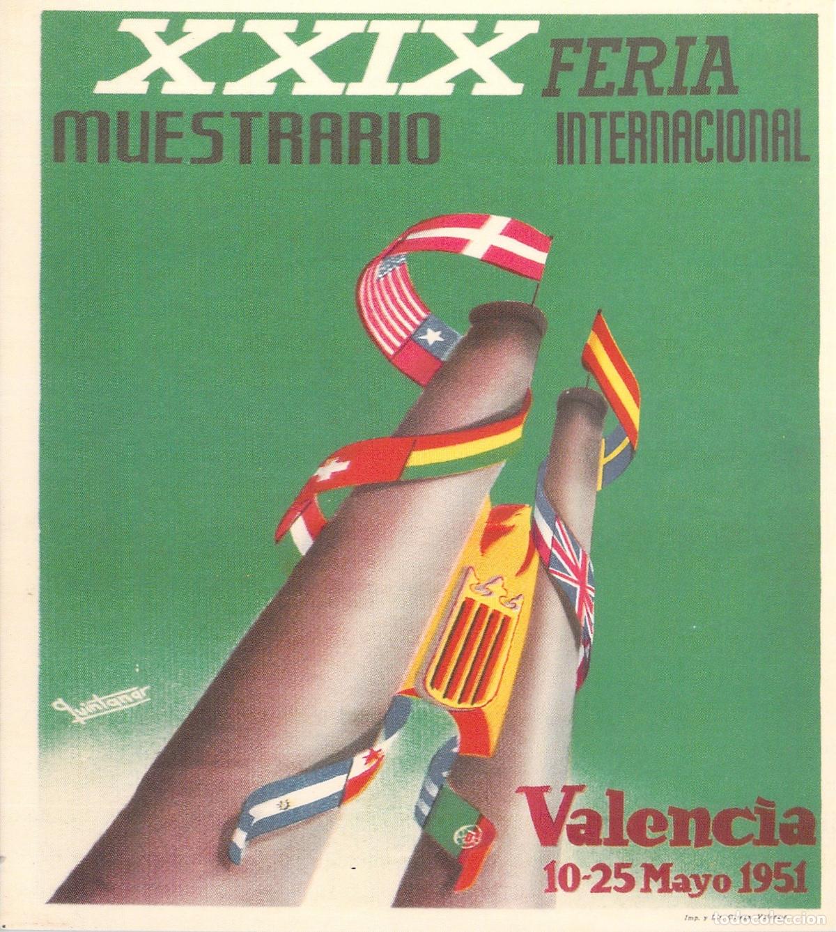 Postales: Postal de la XXIX Feria Muestrario Internacional de Valencia