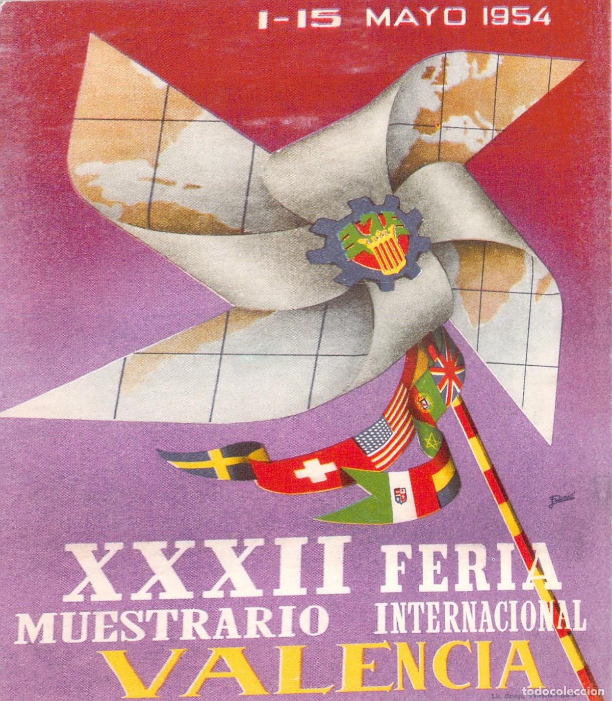 Postales: Postal Publicitaria XXXII Feria Muestrario de Valencia