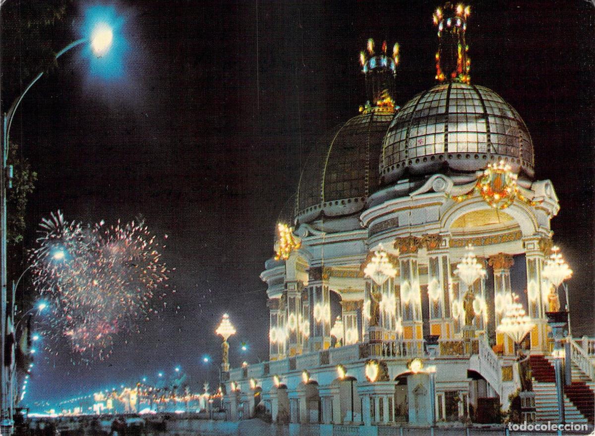 Postales: Postal de Valencia, Pabell&oacute;n Municipal en la Feria de Julio