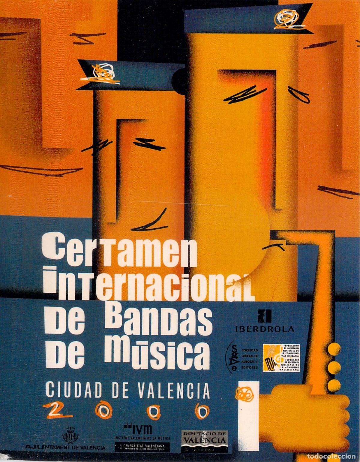 Postales: Postal Cartel Certamen Internacional de Bandas de M&uacute;sica Valencia