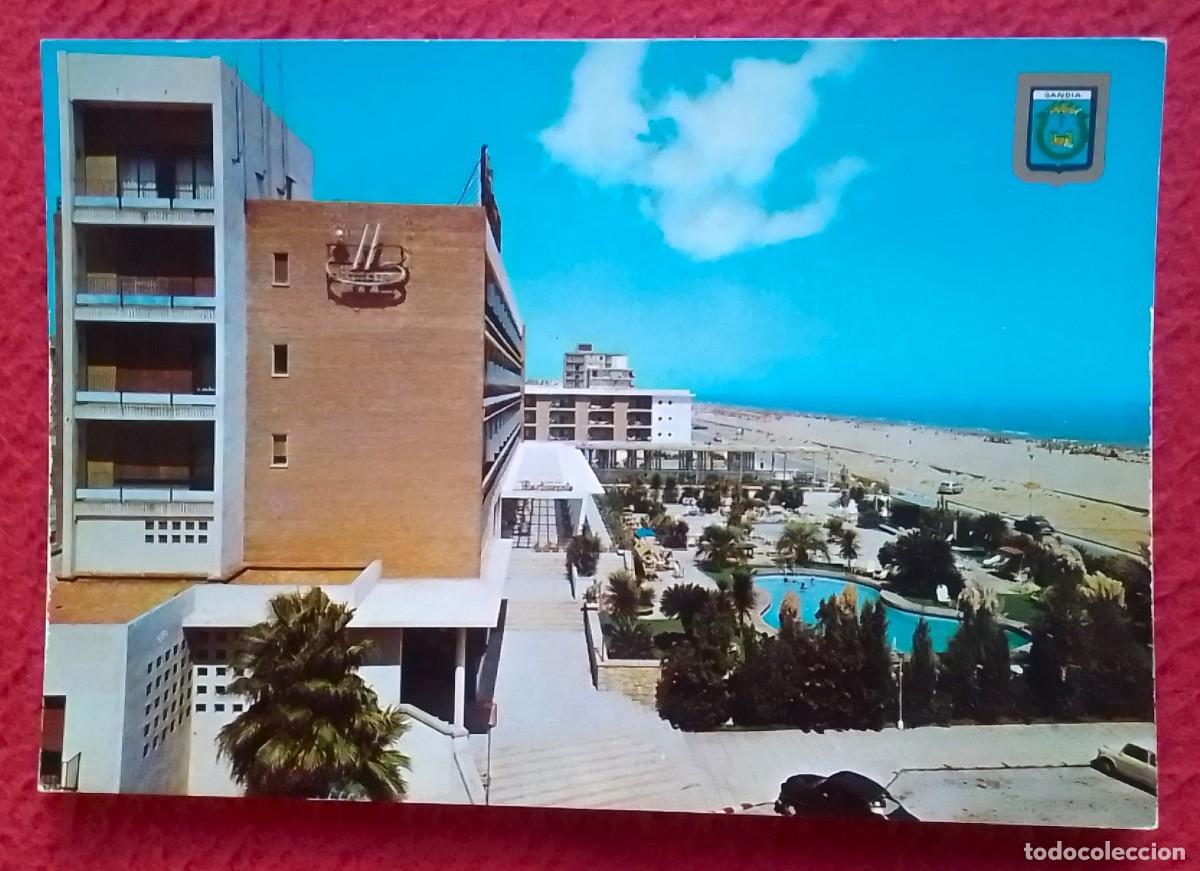 Postales: ANTIGUA POSTAL POST CARD GAND&Iacute;A VALENCIA SPAIN ESPAGNE SPANIEN HOTEL BAYREN PISCINA PISCINE...ETC...