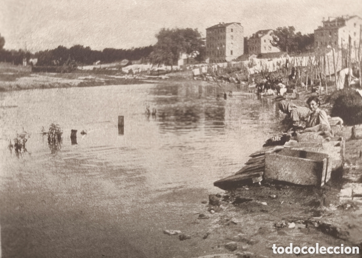 Postales: MANZANARES LAVANDERAS POSTAL FOTOGRAF&Iacute;A PRINCESA PILAR MADRID C. 1915