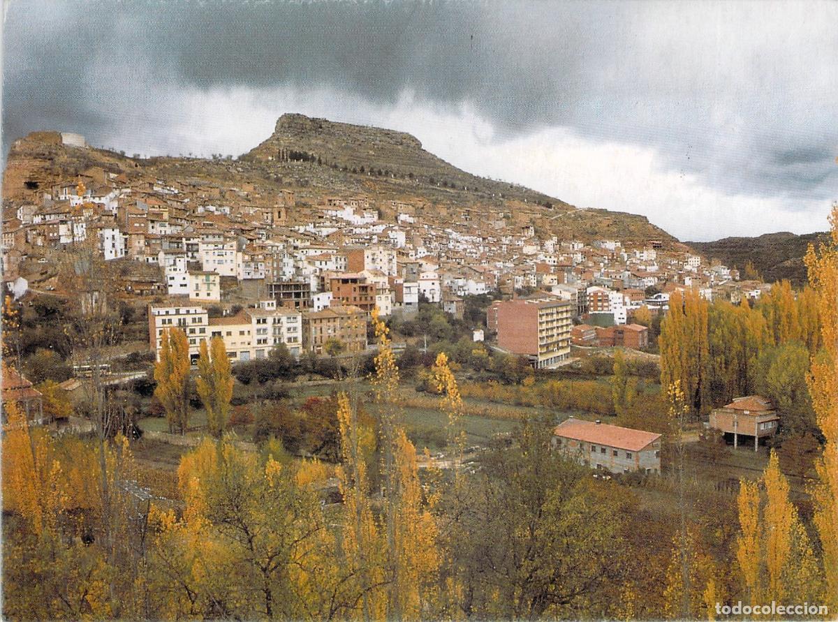 Postkarten: Postal de Ademuz, Valencia - Vista del Pueblo y Hostal Casa Domingo