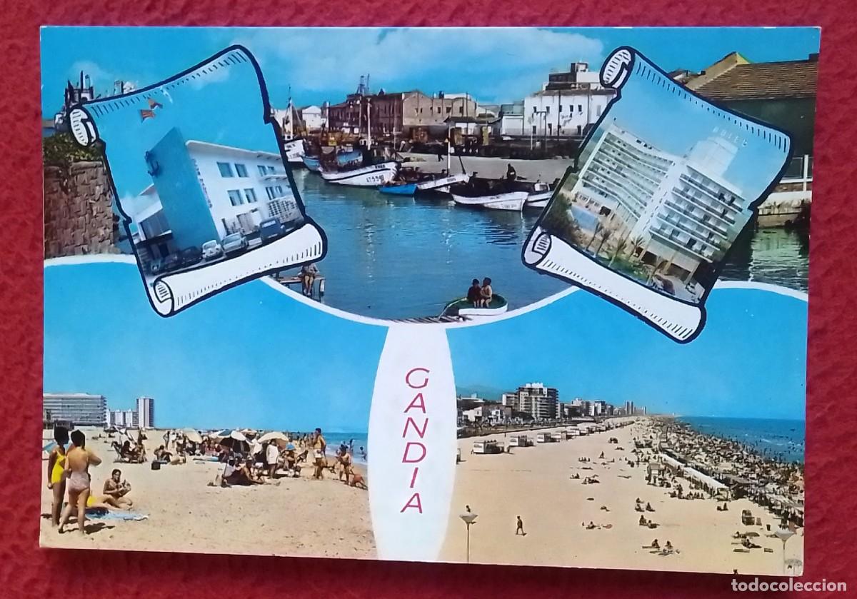 Postales: ANTIGUA POSTAL POST CARD GAND&Iacute;A VALENCIA SPAIN ESPAGNE SPANIEN VISTAS VIEWS VUES..ED. PERGAMINO 3626