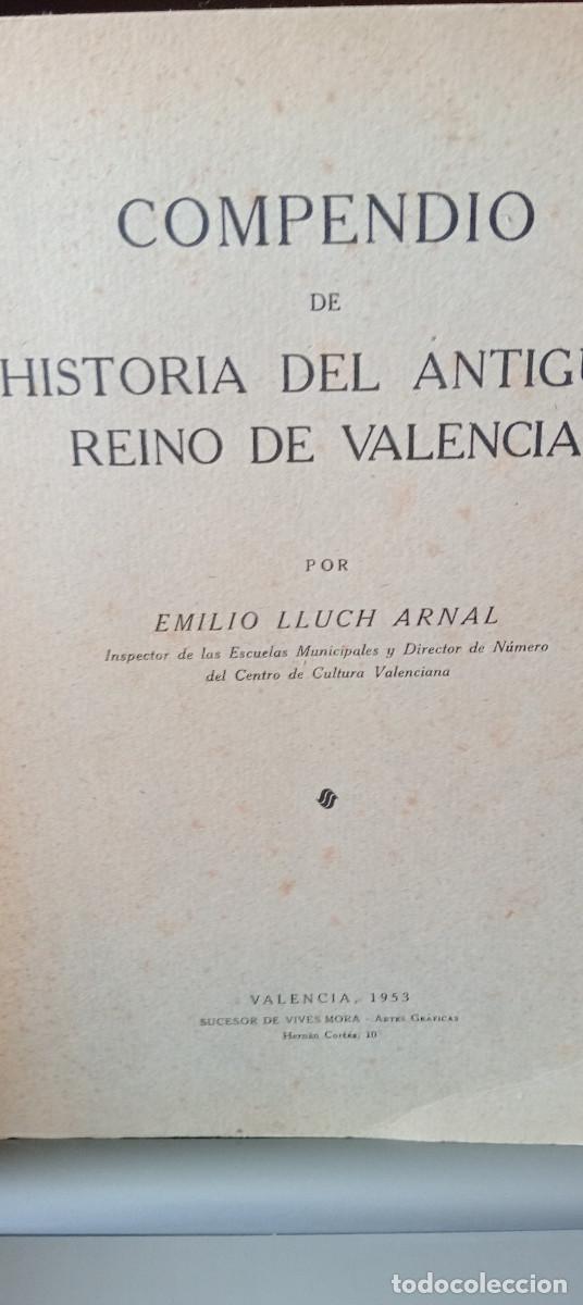 Postales: Compendio de Historia del antiguo reino de Valencia