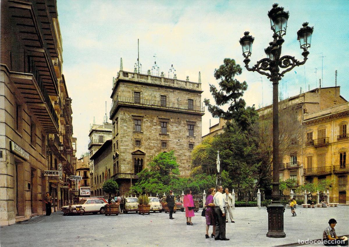 Postales: Postal Palacio de la Generalidad en Valencia Plaza Manises