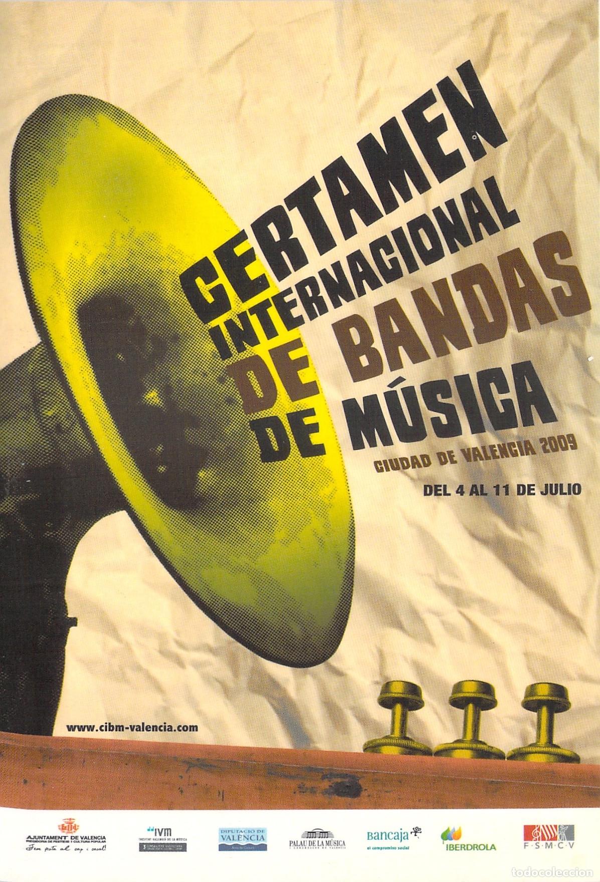 Postales: Postal Certamen Internacional de Bandas de M&uacute;sica Valencia