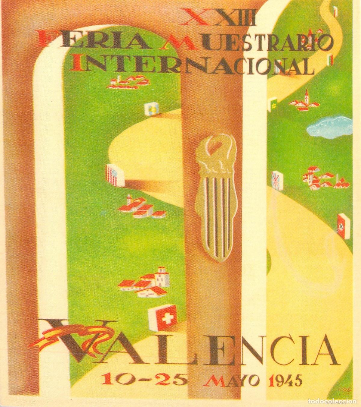 Postales: Postal de la XXIII Feria Muestrario Internacional de Valencia