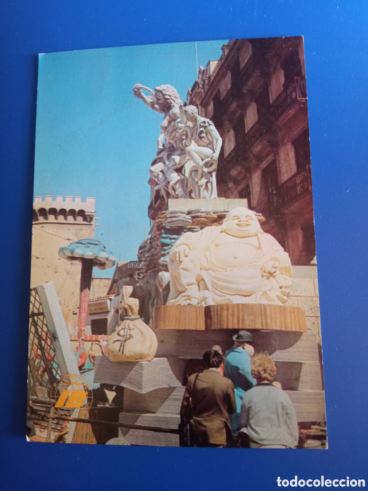 Postales: Antigua postal fotogr&aacute;fica, Fallas de Valencia, de IBERIA