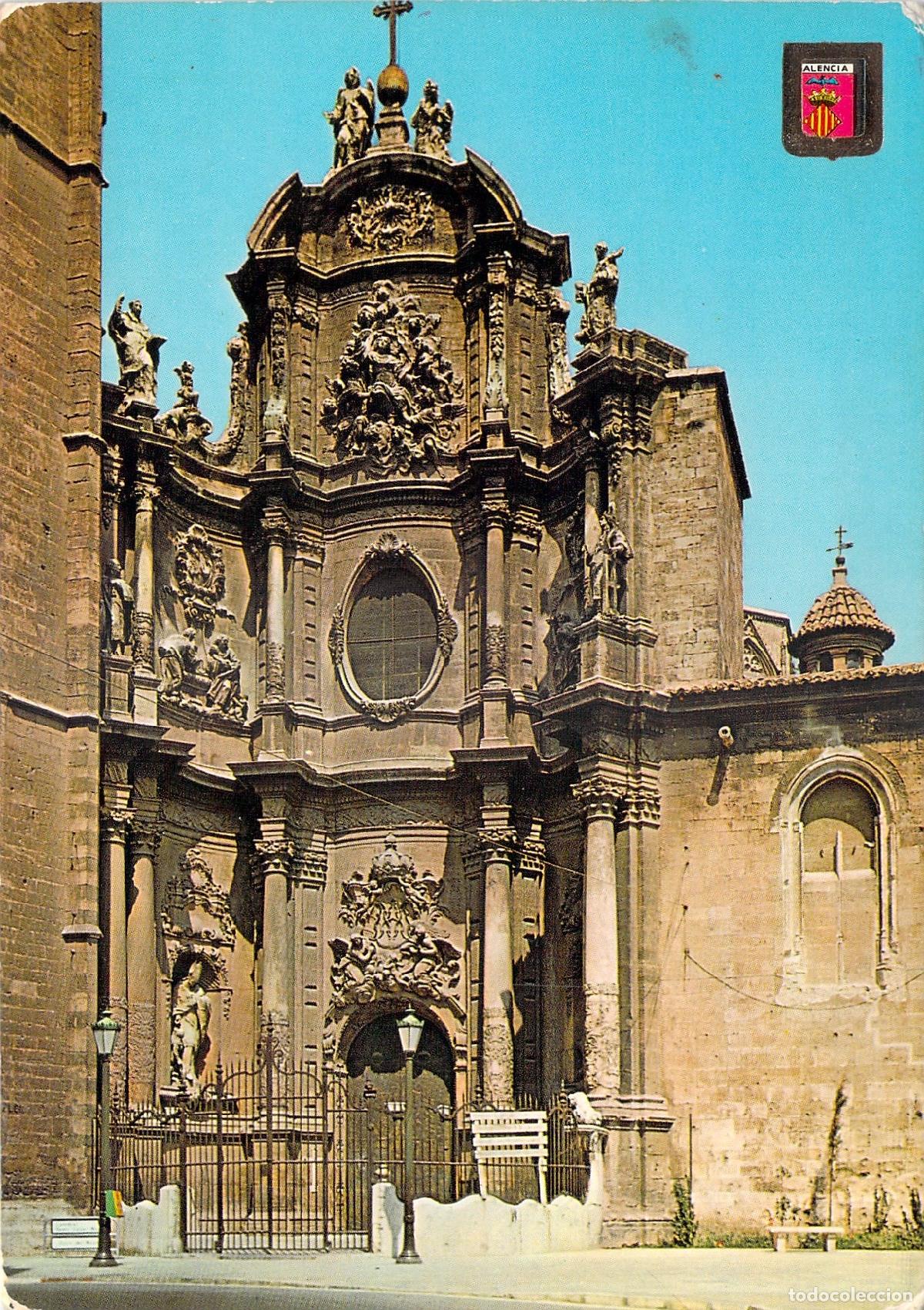 Postales: Postal de la Catedral de Valencia - Puerta de Vergara