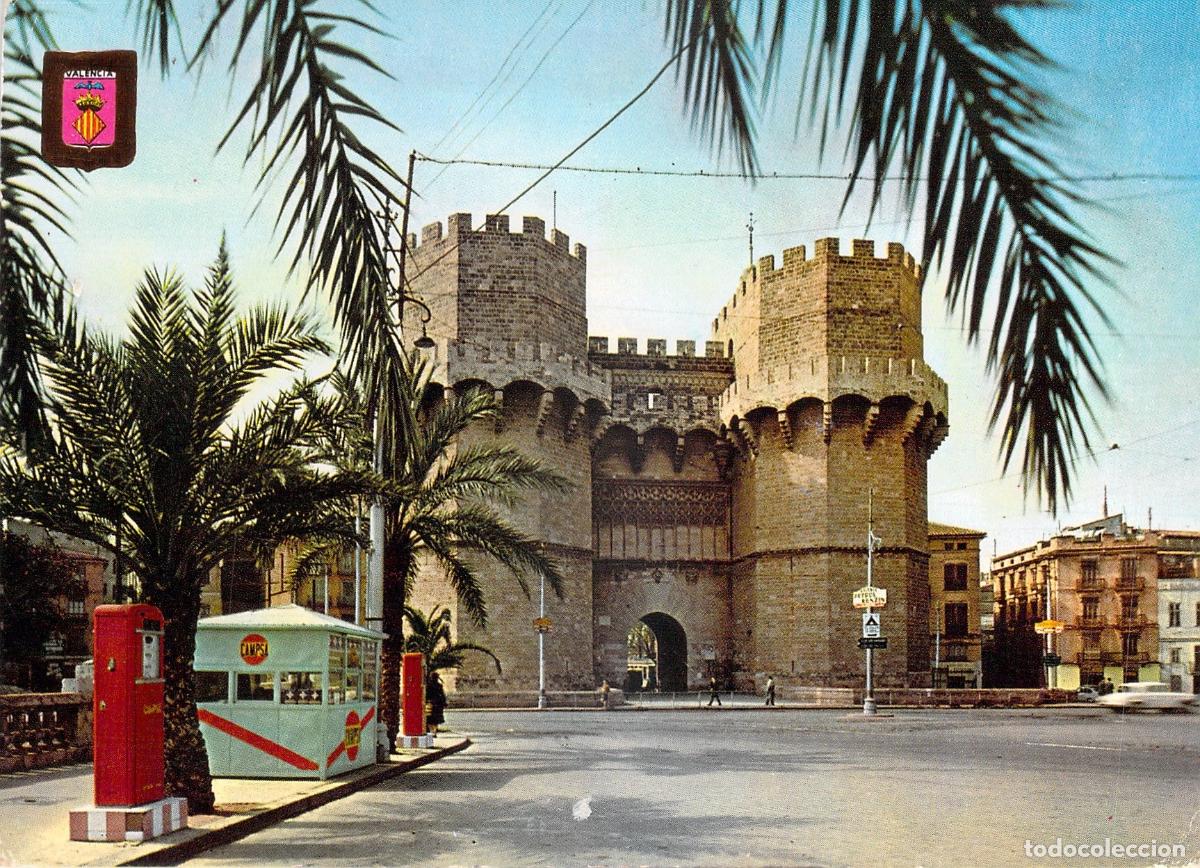Postales: Postal de las Torres de Serranos en Valencia