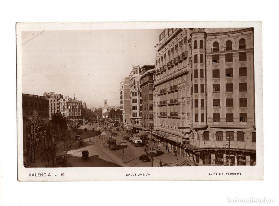 Postales: VALENCIA.- CALLE JATIVA.