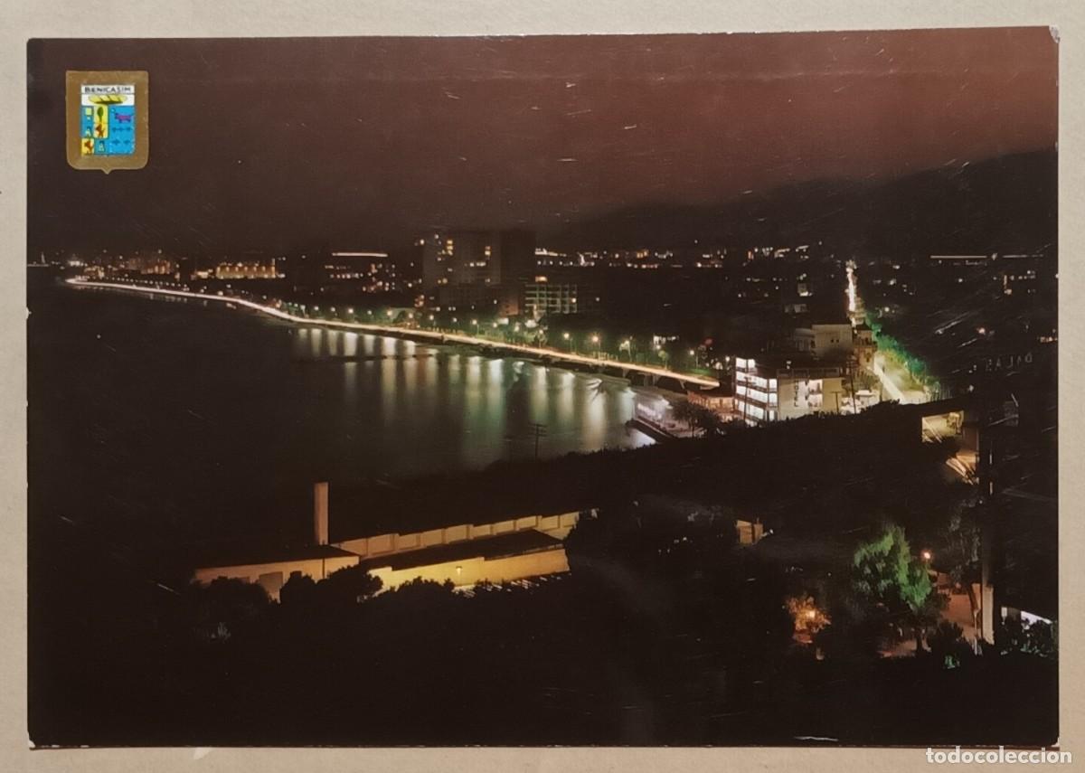 Postales: POSTAL - BENICASIM (CASTELL&Oacute;N) - VISTA NOCTURNA