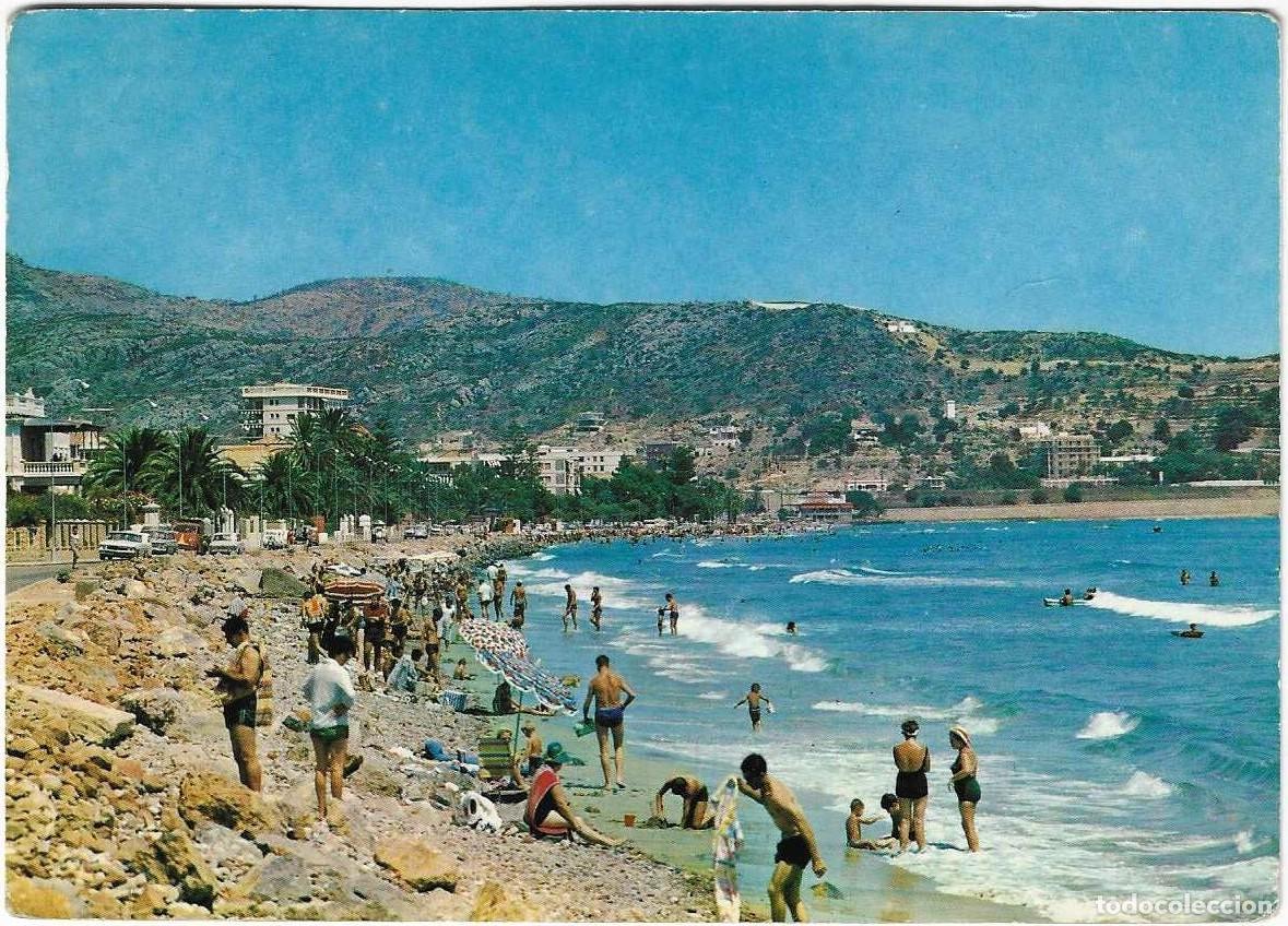 Postales: Las Villas de Benicasim. Castell&oacute;n. Playa