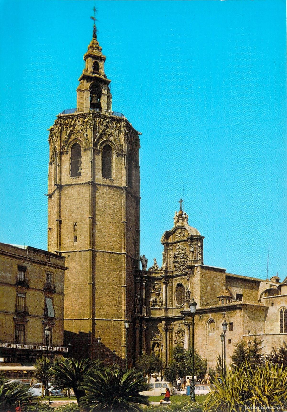 Postales: Postal de la Torre de El Miguelete en Valencia