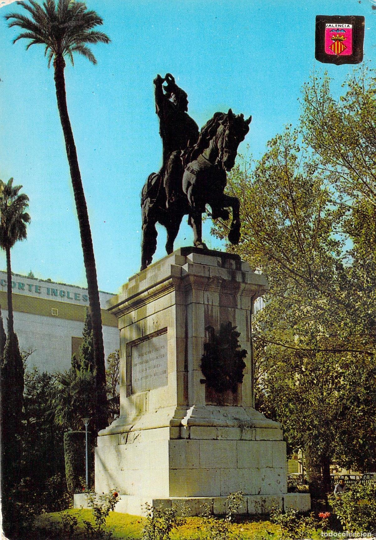 Postales: Postal de Valencia - Monumento a Jaime I El Conquistador