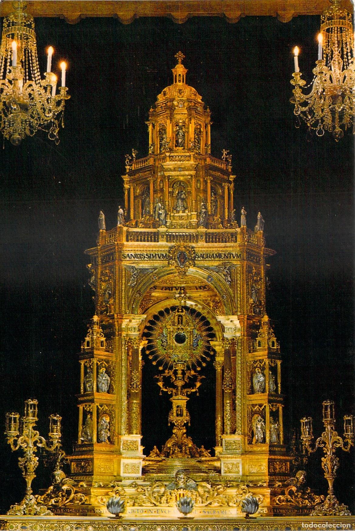 Postales: Postal de la Custodia Monumental de la Catedral de Valencia