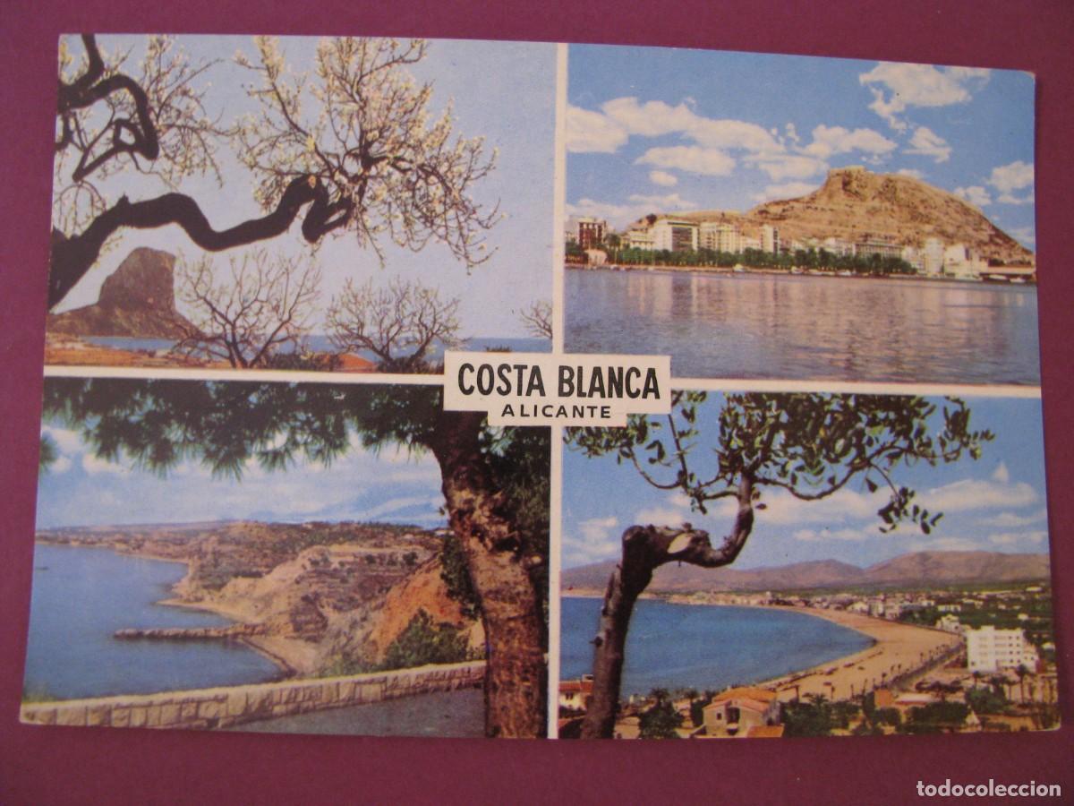 Postales: POSTAL DE ALICANTE. COSTA BLANCA. ED. JUQUEMO. CIRCULADA 1962