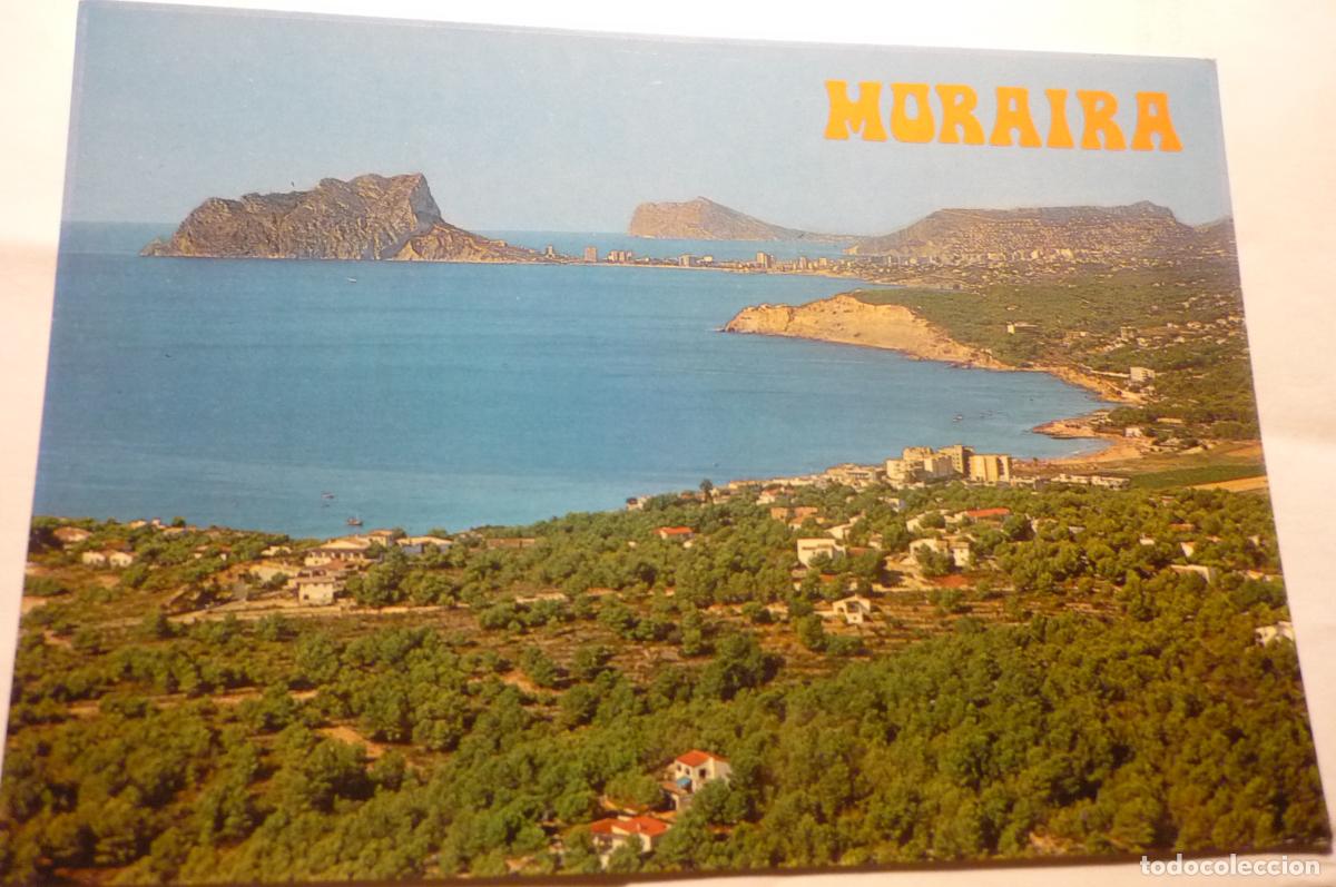 Postales: postal moraira,.general y pe&ntilde;on ifach