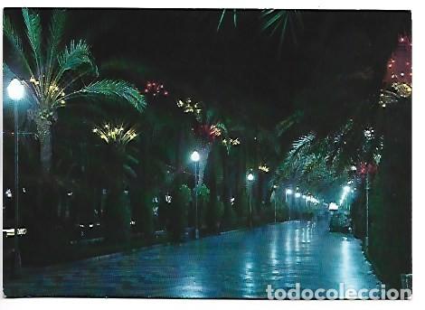 Postales: EXPLANADA DE ESPA&Ntilde;A. ASPECTO NOCTURNO.- ALICANTE