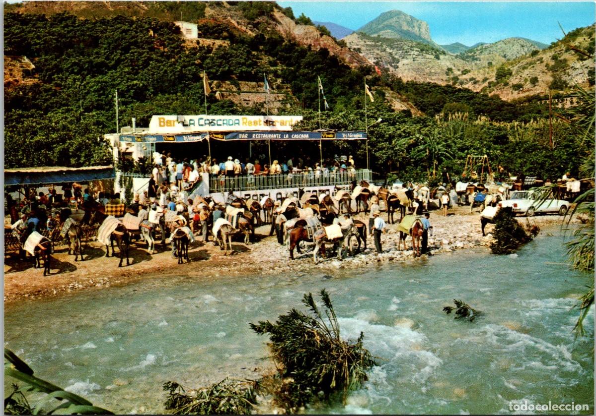 Postales: Callosa de Ensarria (Alicante) - R&iacute;o Algar - Hnos. Galiana 20 - 147x102mm - Bar La Cascada