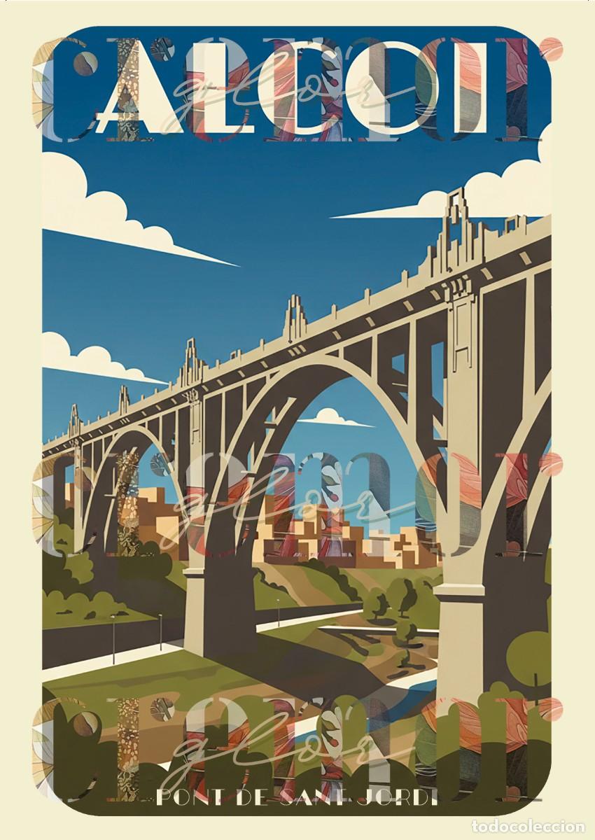 Postales: Postales estilo vintage de Alcoy/Alcoi