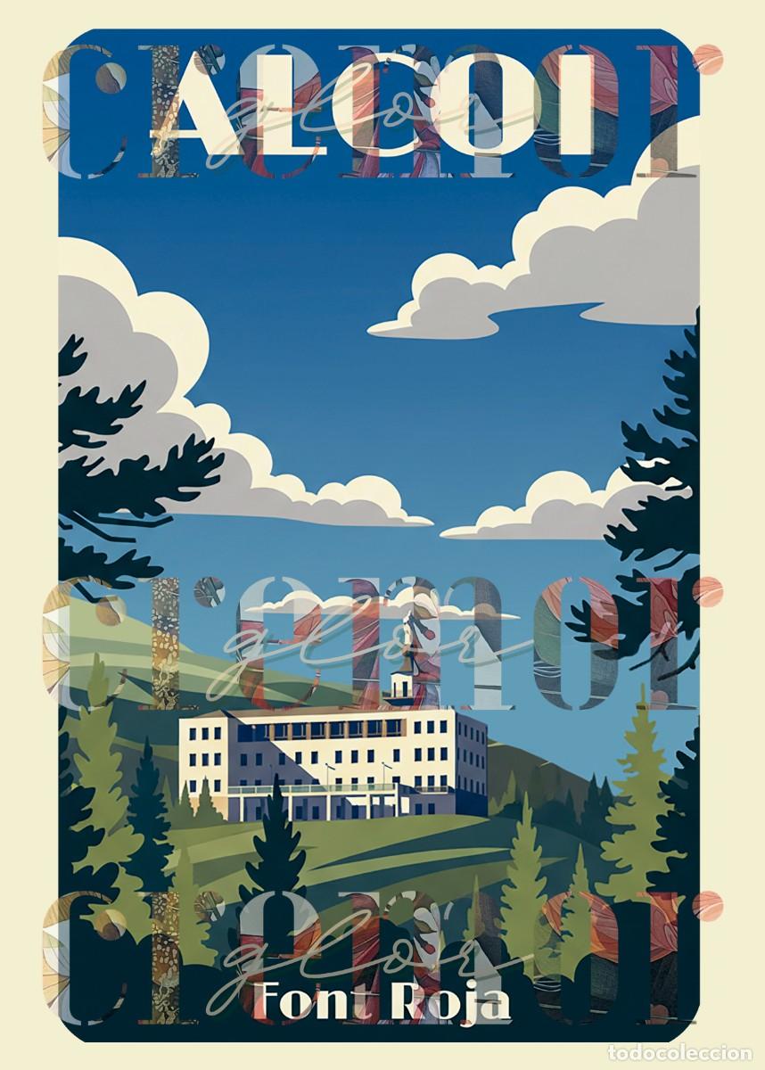 Postales: Postales estilo vintage de Alcoy/Alcoi