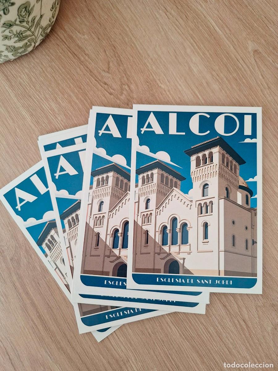 Postales: Postales estilo vintage de Alcoy/Alcoi