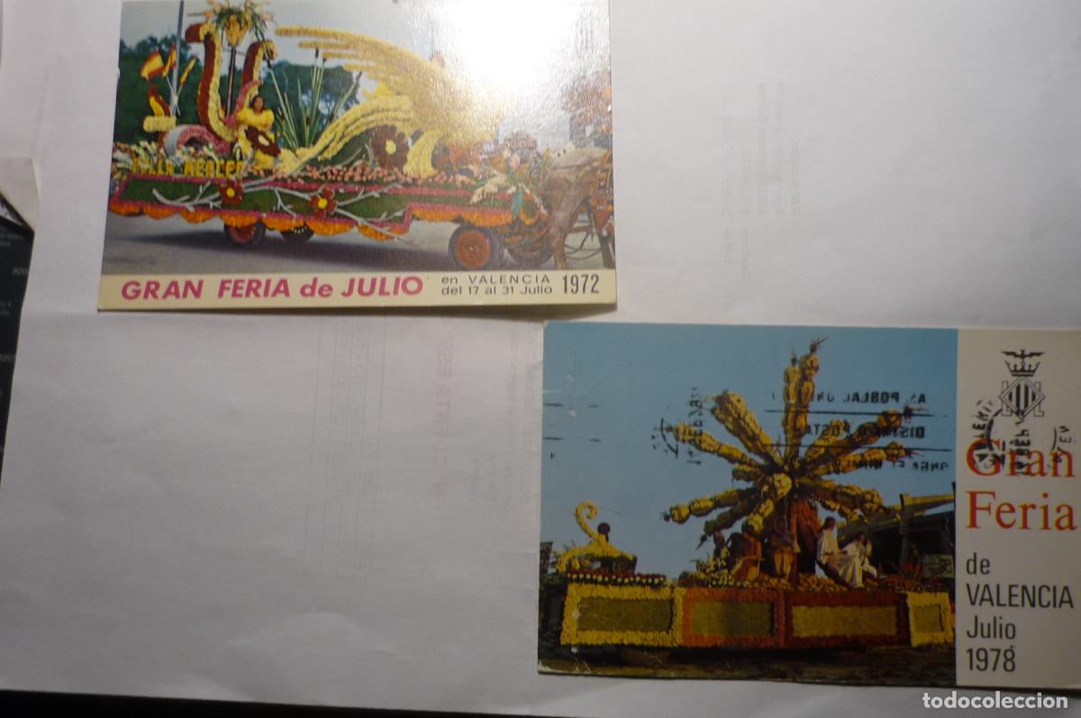 Postales: lote postales valencia feria de julio a&ntilde;os 70 &iexcl;&iexcl;1 circulada&iexcl;&iexcl;