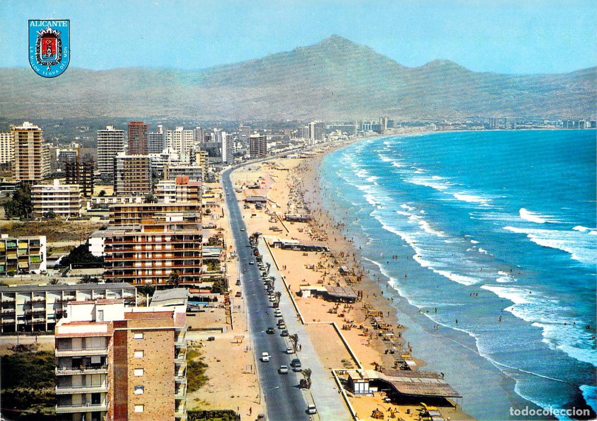 Postales: Postal de la Playa de San Juan, Alicante, Costa Blanca