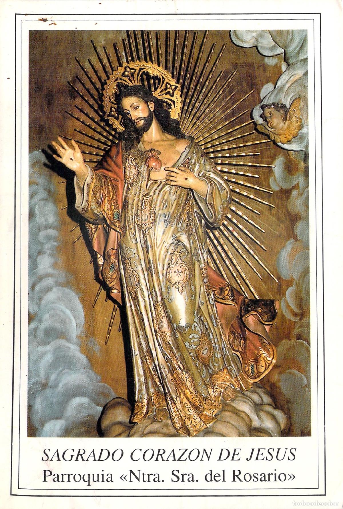 Postales: Postal Sagrado Coraz&oacute;n de Jes&uacute;s Parroquia del Rosario Valencia