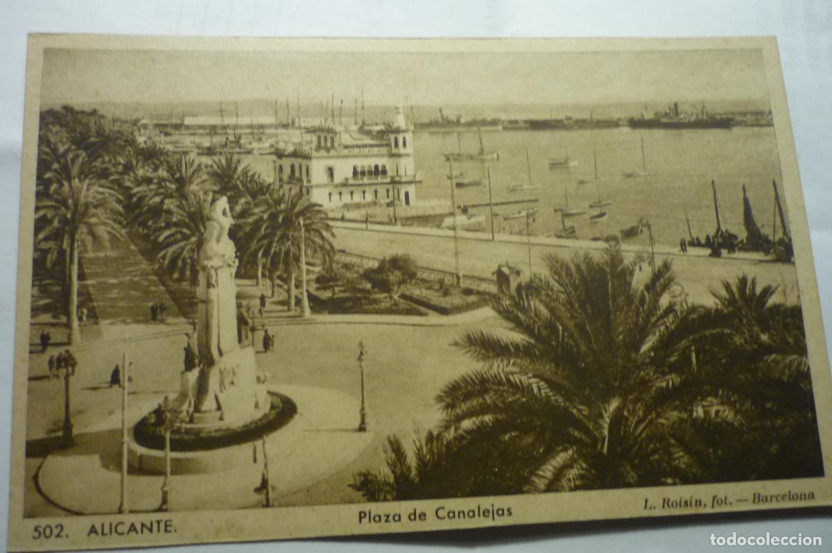 Postales: postal alicante pl.canalejas cm