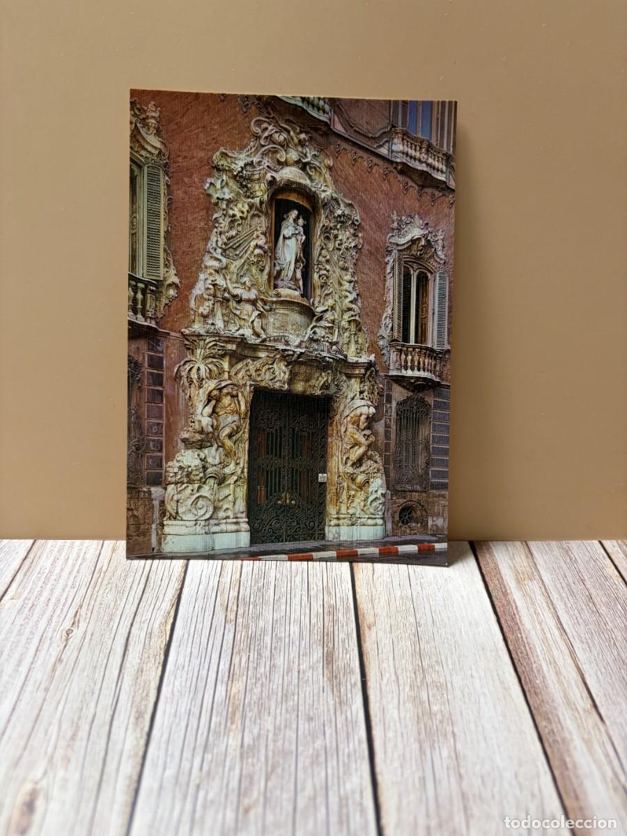 Postales: TARJETA POSTAL. VALENCIA. N&ordm; 2059.- PORTADA DEL PALACIO DEL MARQUES DE DOS AGUAS. ED. ARRIBAS