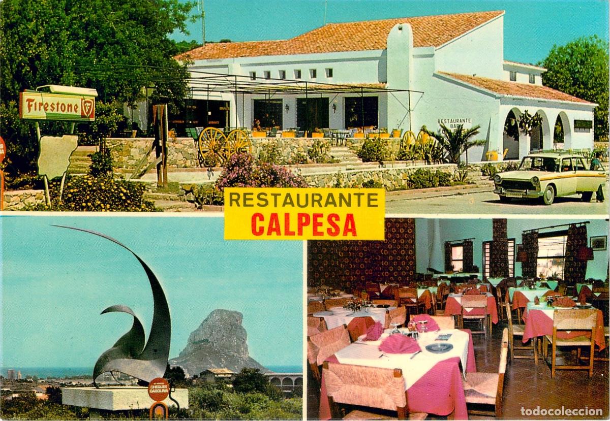 Postales: Tarjeta Postal Restaurante Calpesa en Calpe, Alicante - Costa Blanca