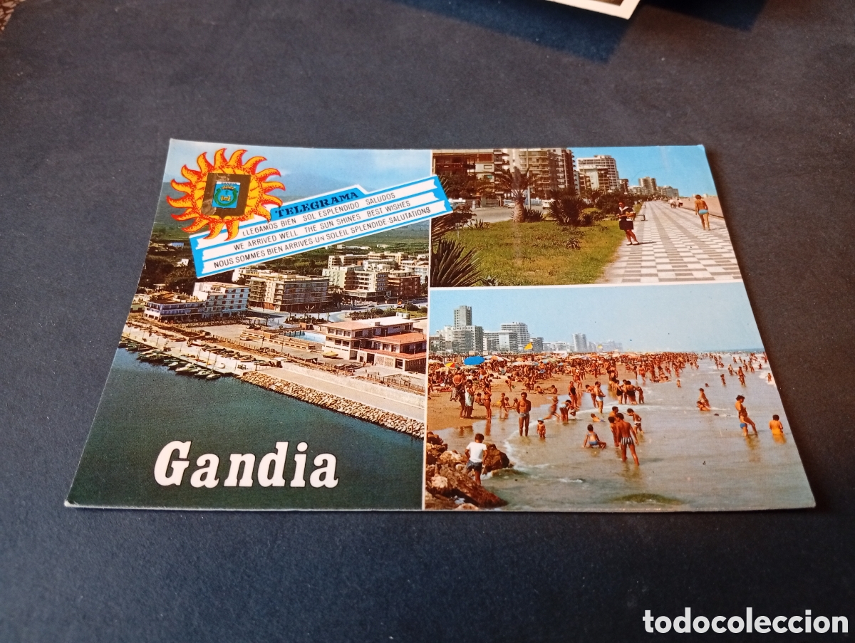 Postales: Postal Gand&iacute;a............ - Foto 1