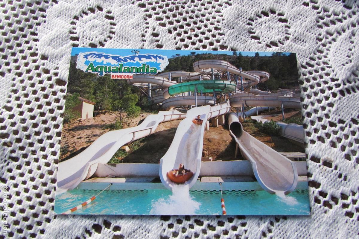 Postales: POSTAL - AQUALAND - PARQUE DE ATRACCIONES ACUATICAS - BENIDORM