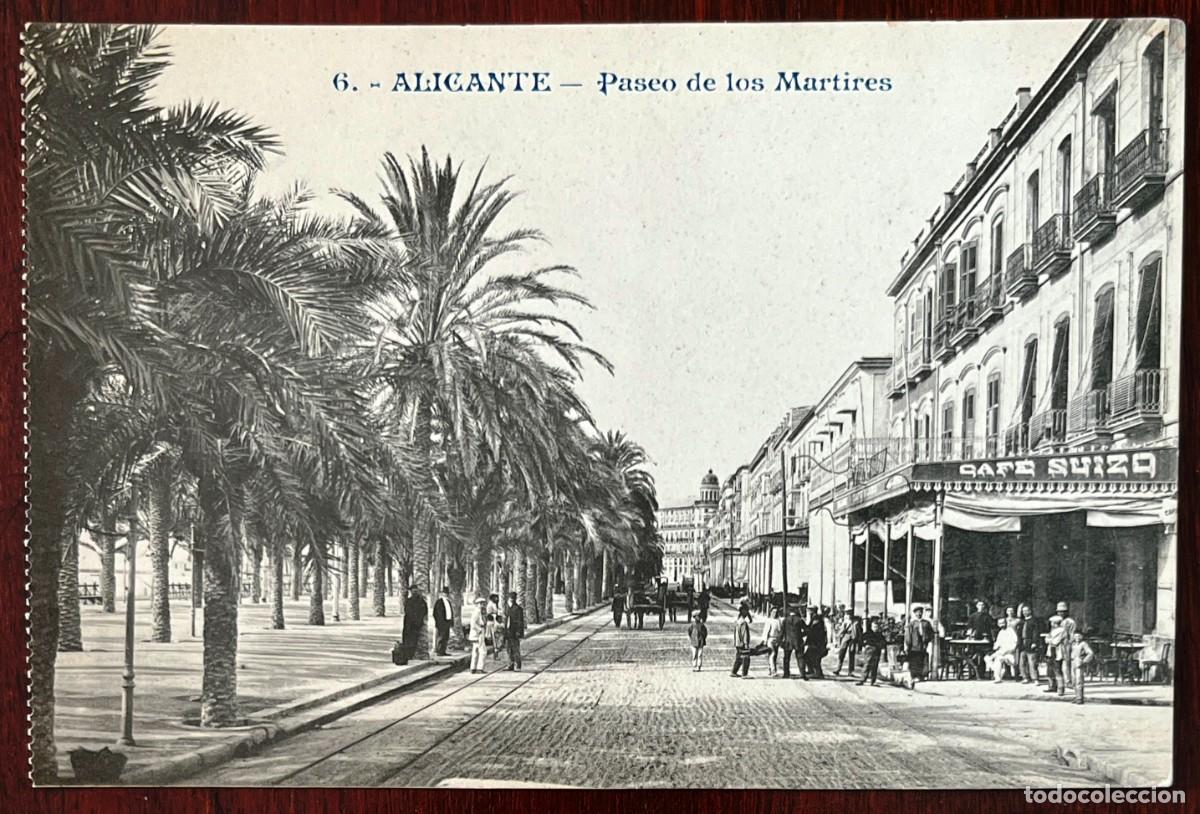 Postales: FOTO POSTAL ALICANTE, PASEO DE LOS MARTIRES, ANDRES FABERT 6, EDITOR FOTOGRAFO, SIN CIRCULAR