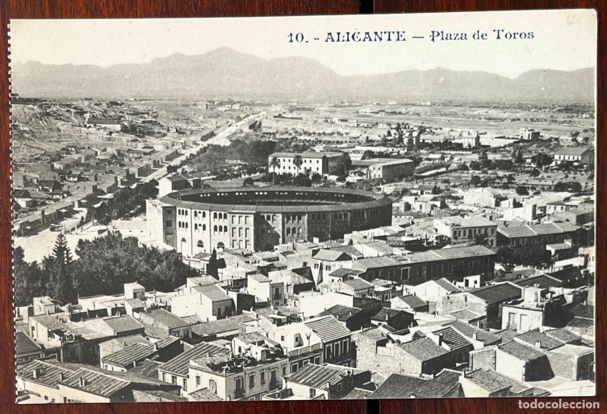 Postales: ALICANTE, PLAZA DE TOROS, ANDRES FABERT 10, EDITOR FOTOGRAFO, SIN CIRCULAR