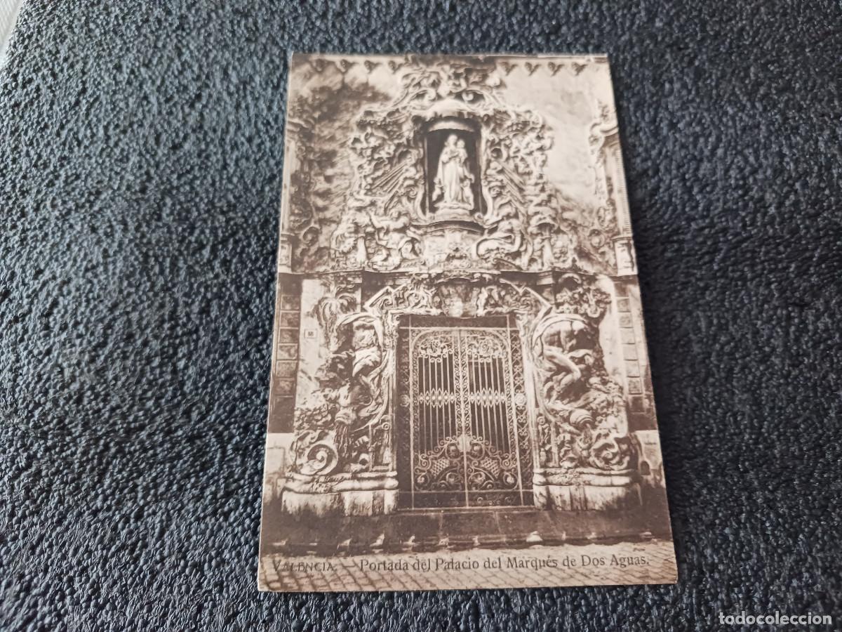 Postales: VALENCIA - PORTADA DEL PALACIO DEL MARQUES DE DOS AGUAS, ed. JDP