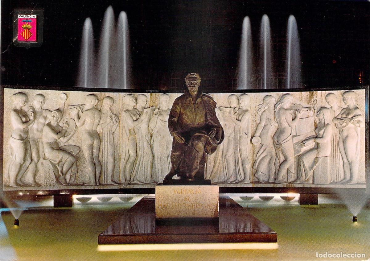Postales: Postal Monumento al Maestro Serrano en Valencia