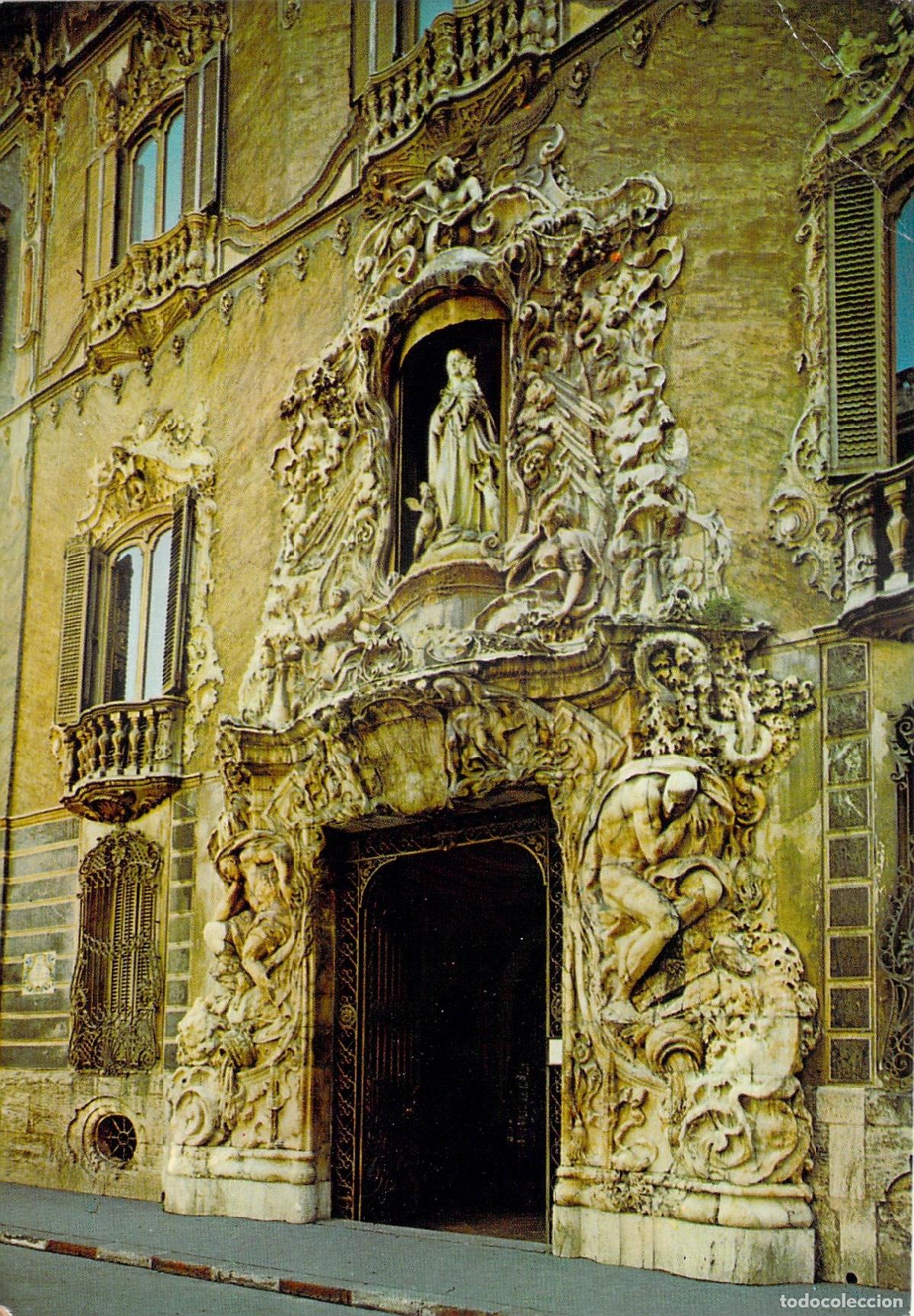 Postales: Postal Fachada del Palacio del Marqu&eacute;s de Dos Aguas Valencia
