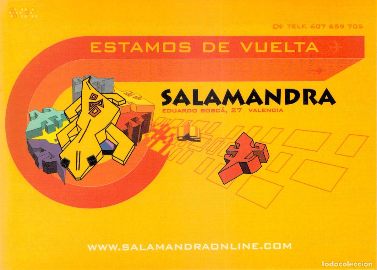Postales: Postal Publicitaria Salamandra Valencia Estamos de Vuelta