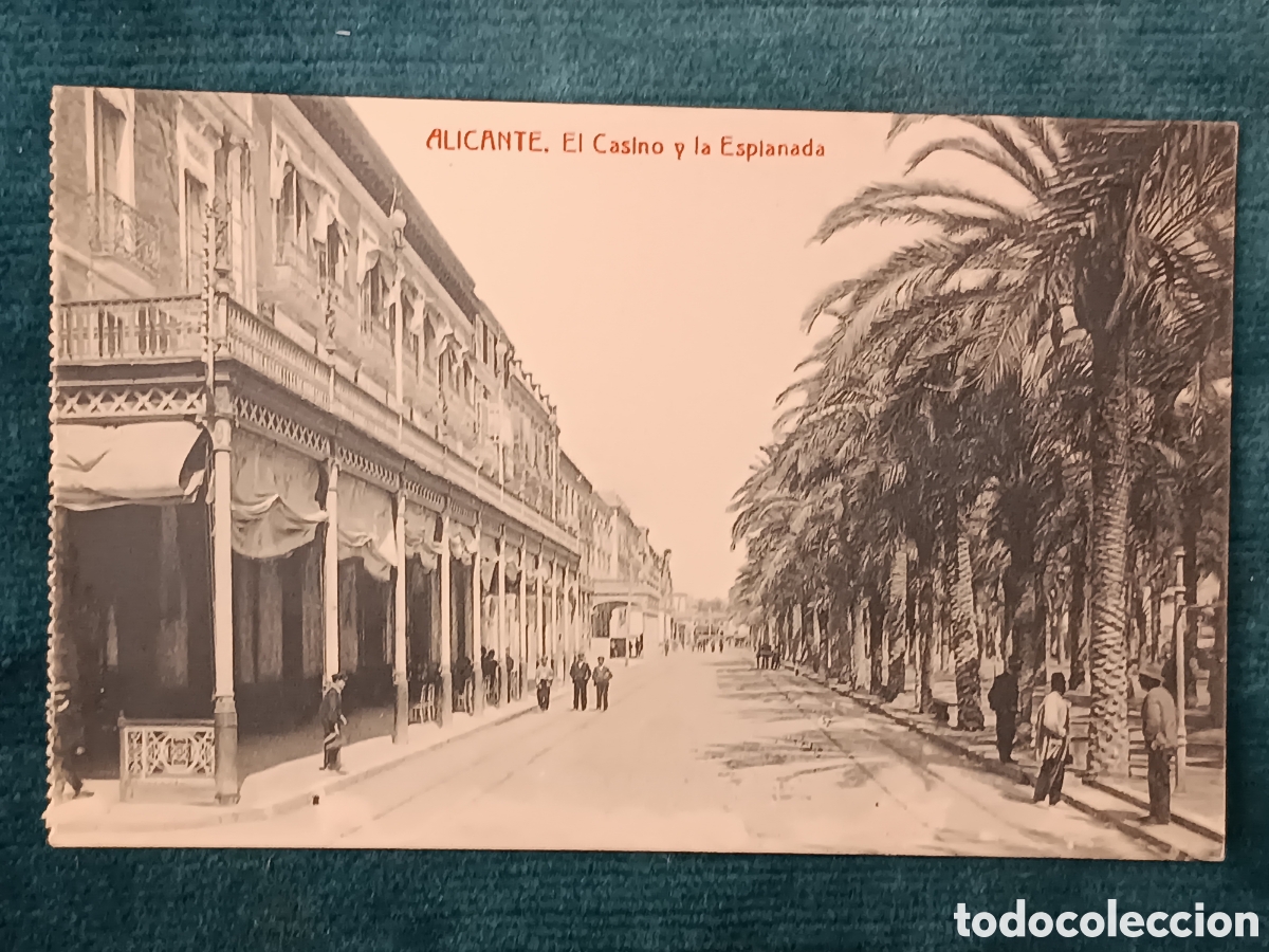 Postales: ALICANTE. El Casino y la Esplanada. (Alacant)