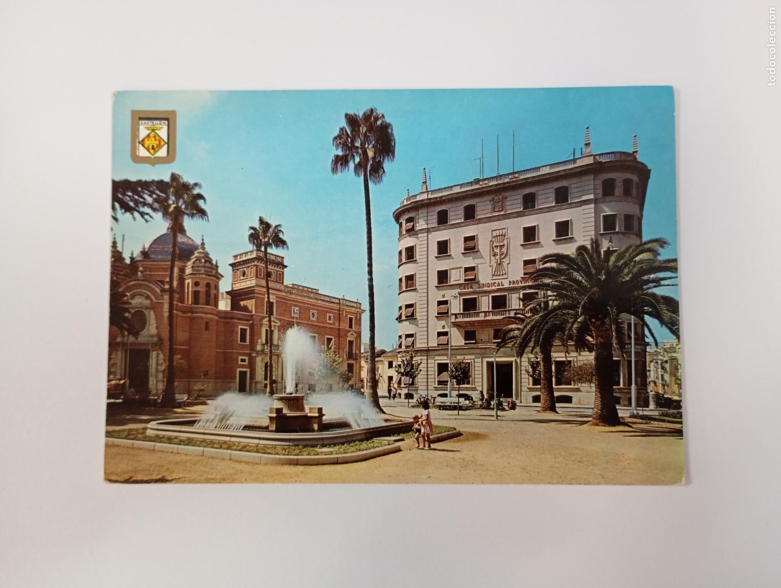 Postales: POSTAL DE CASTELL&Oacute;N. PLAZA DE MARIA AGUSTINA. TDKP29L
