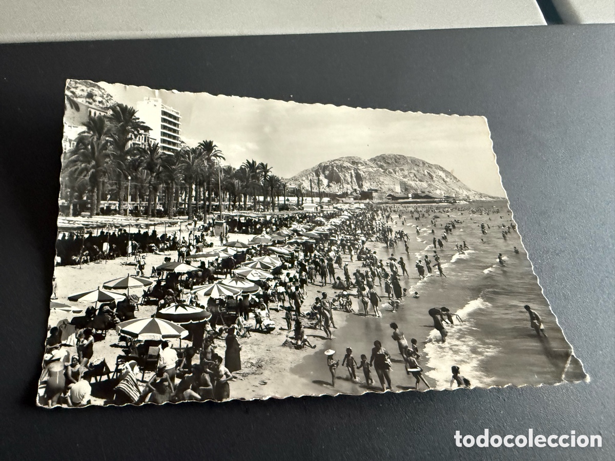 Postales: Postal ALICANTE. Playa del Postiguet. Garcia Garabella