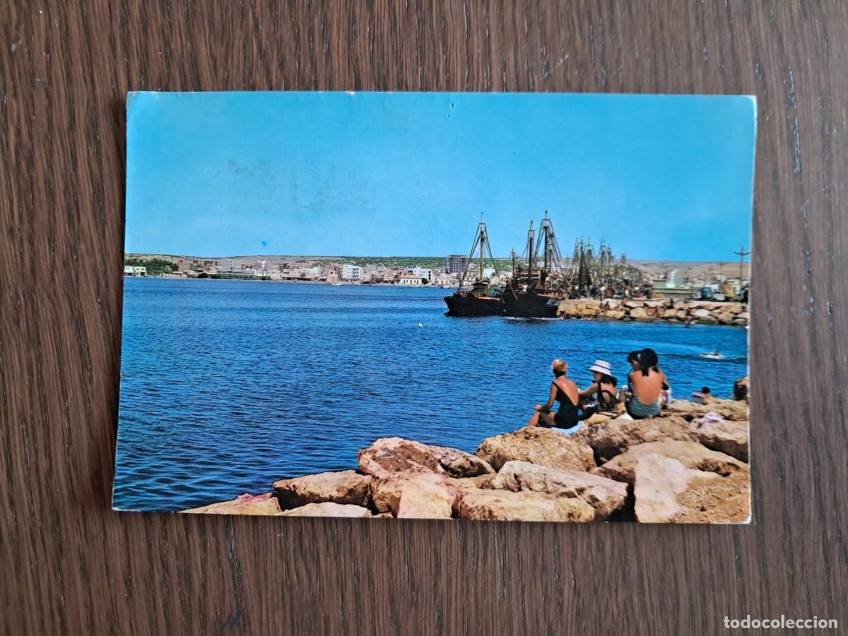 Postales: postal de Espa&ntilde;a, puerto Santapola, Alicante, escrita, a&ntilde;o 1965.