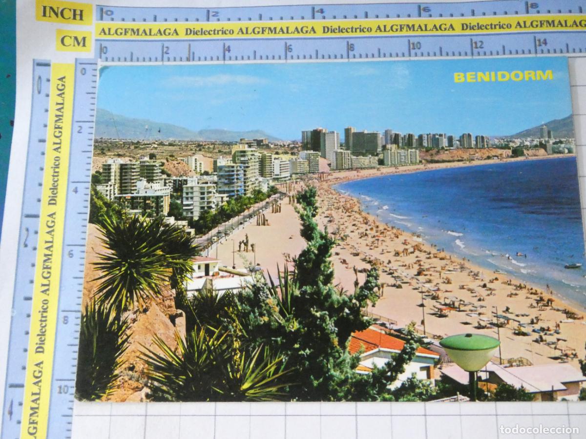 Postales: POSTAL DE ALICANTE. A&Ntilde;O 1975. BENIDORM 825 RUECK. 1621
