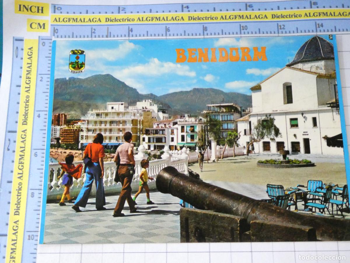Postales: POSTAL DE ALICANTE. A&Ntilde;O 1975. BENIDORM PLAZA CASTELAR 134 GALIANA. 1622