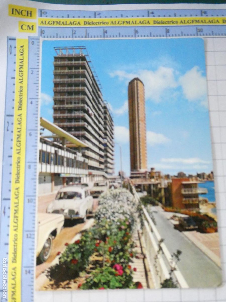 Postales: POSTAL DE ALICANTE. A&Ntilde;O 1967. PLAYA DE LA ALBUFERETA COCHES RENAULT 4 4L 71 GARRABELLA . 1630